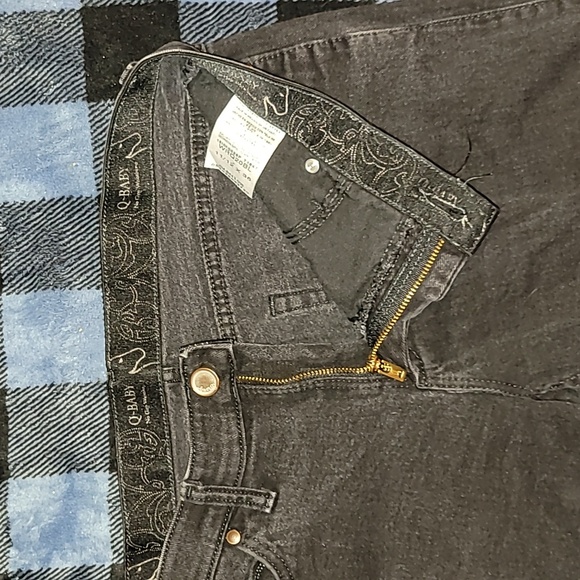 Vintage. USA FABRIC. Wrangler Q Baby Jeans. Stretchy waistband. Size 11/12 - Picture 16 of 16